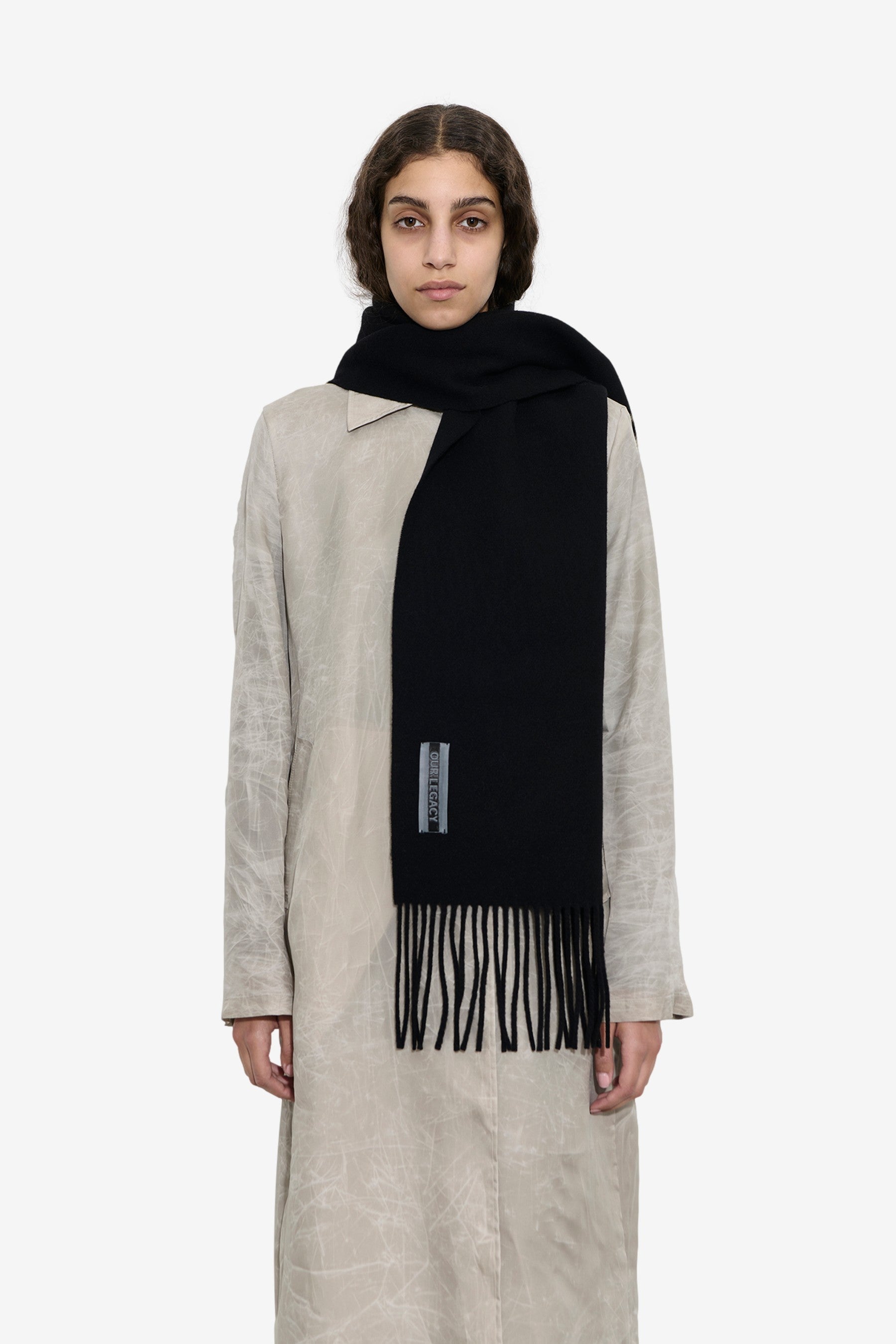 Ourlegacy ESTATE SCARF Black Check マフラー Our Legacy Men's
