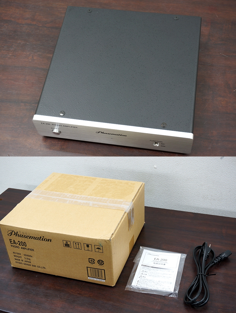 美品】 Phasemation EA-200 フォノイコライザー 元箱付 @37077 / 中古
