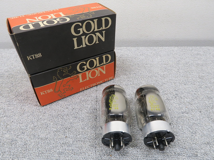 ゴールドライオン GOLD LION KT88(2本) 真空管 元箱付 @45941 / 中古
