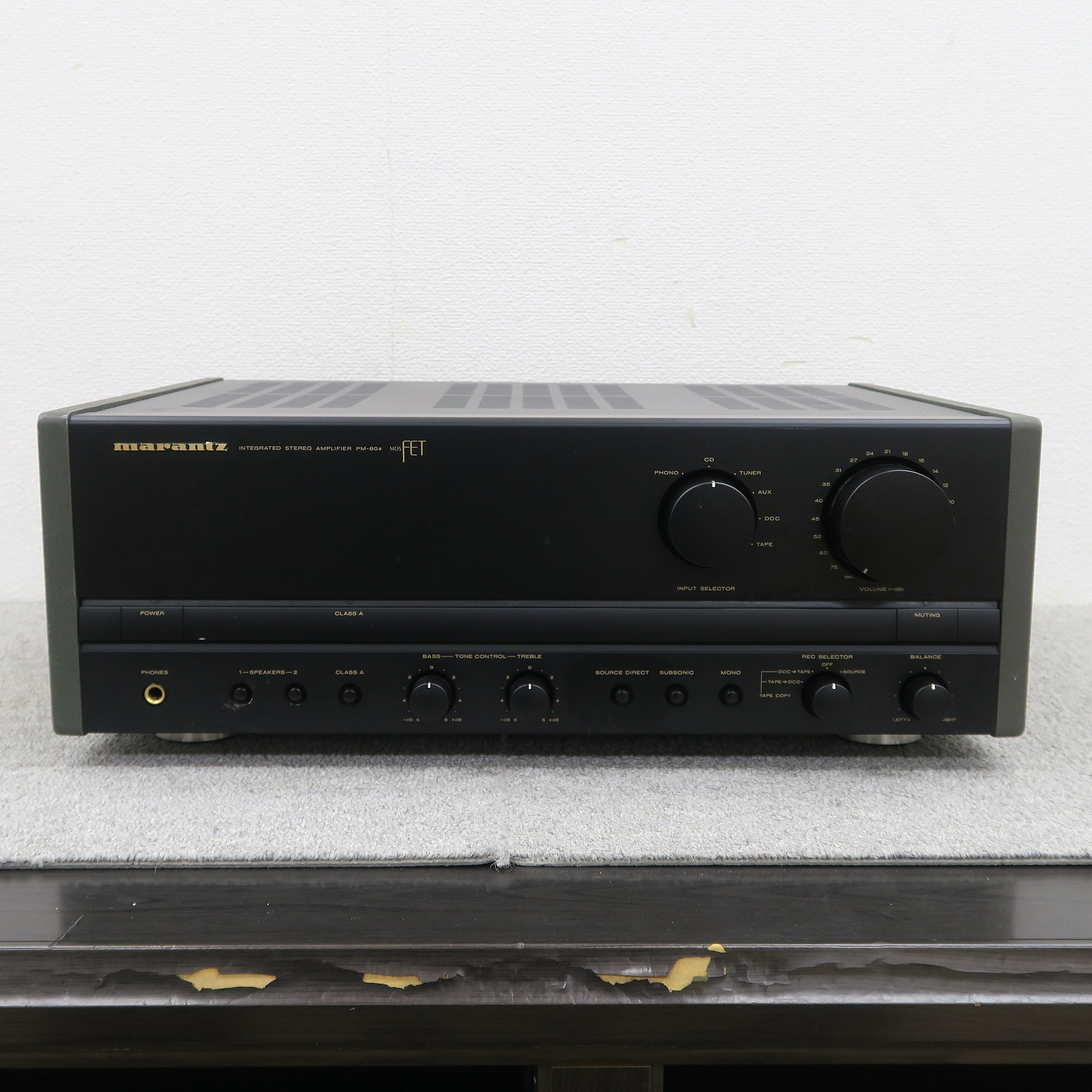 ジャンク】Marantz PM-80A プリメインアンプ マランツ @57480 / 中古