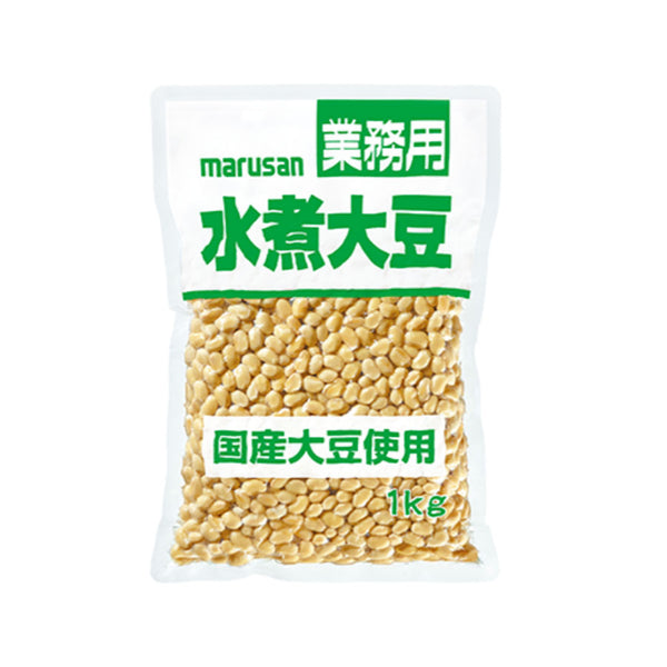 業務用 国産 水煮 大豆 1kg ( 大豆 / まめ ) [ 4901033725143 ] | A