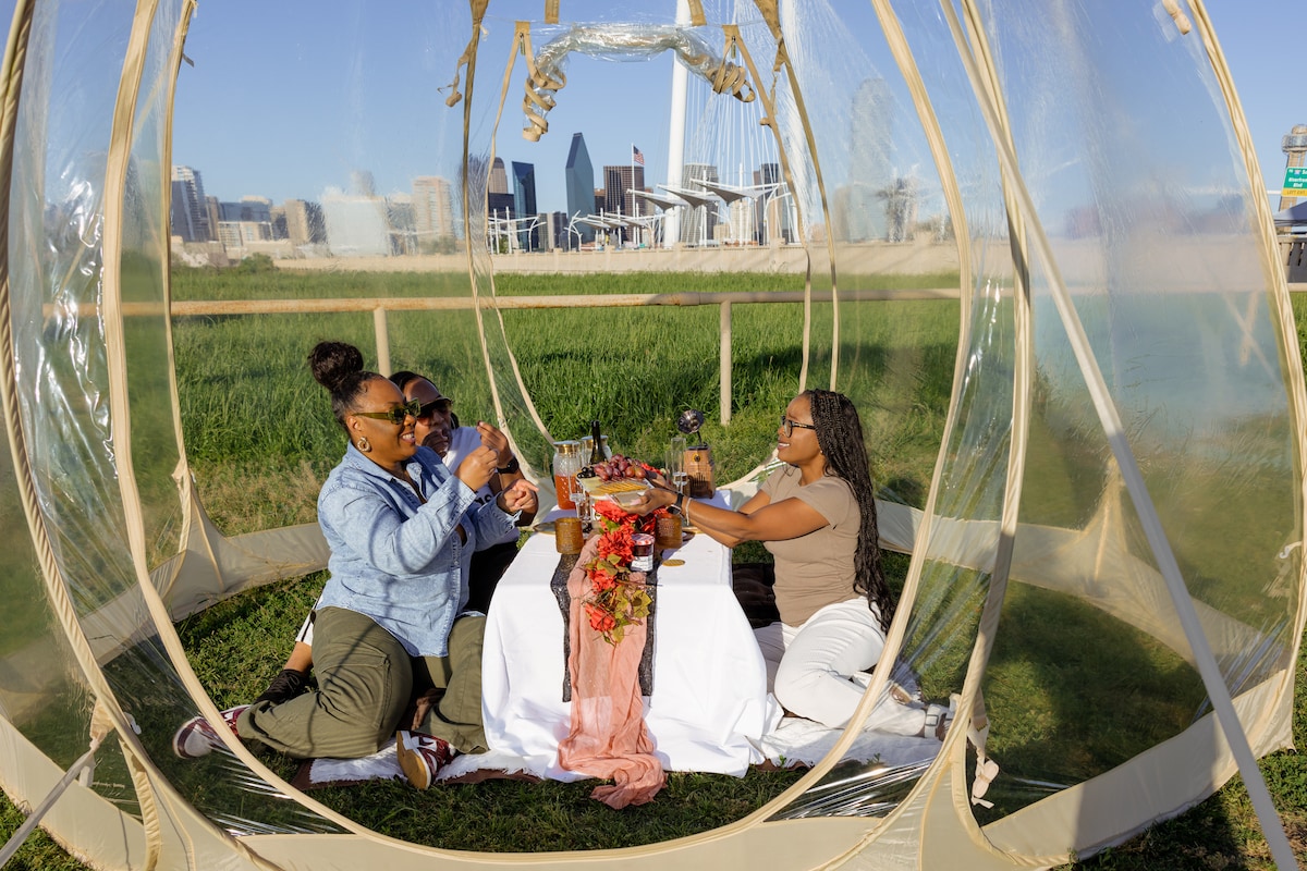 Luxurious Picnic with Views of Downtown Dallas · ☆5.0