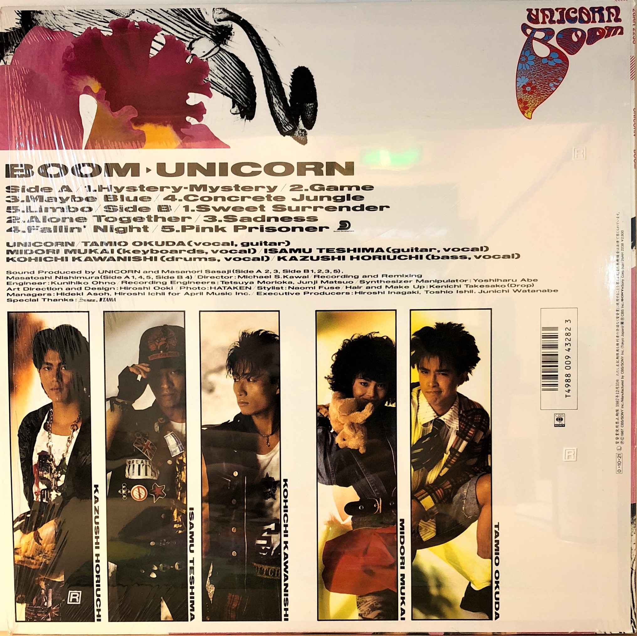 ユニコーン ‎– BOOM | 中古レコード通販・買取のアカル・レコーズ