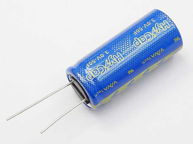 電気二重層コンデンサー50F3V: 受動部品 秋月電子通商-電子部品