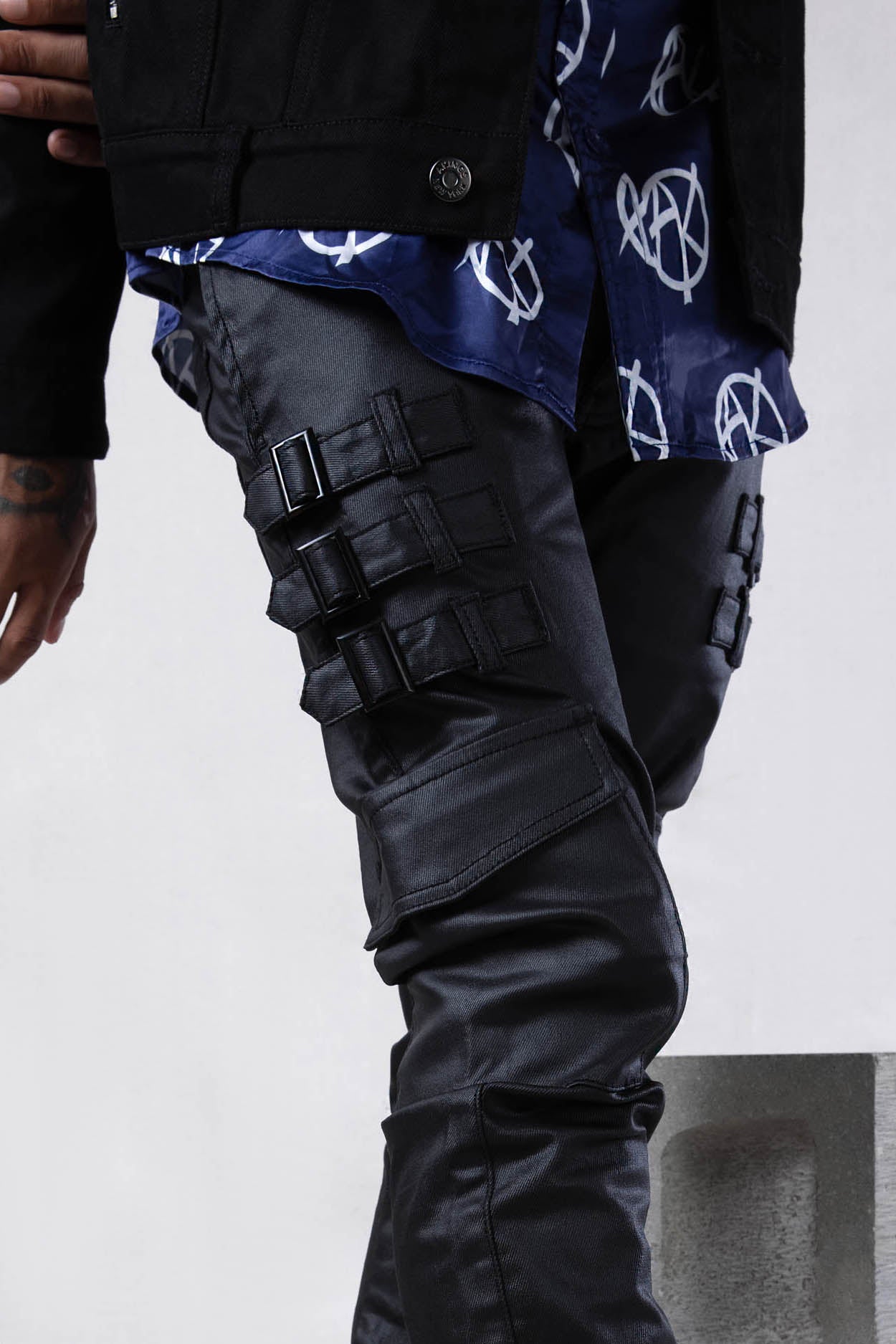 OMARI WAXED JEANS | AKINGS