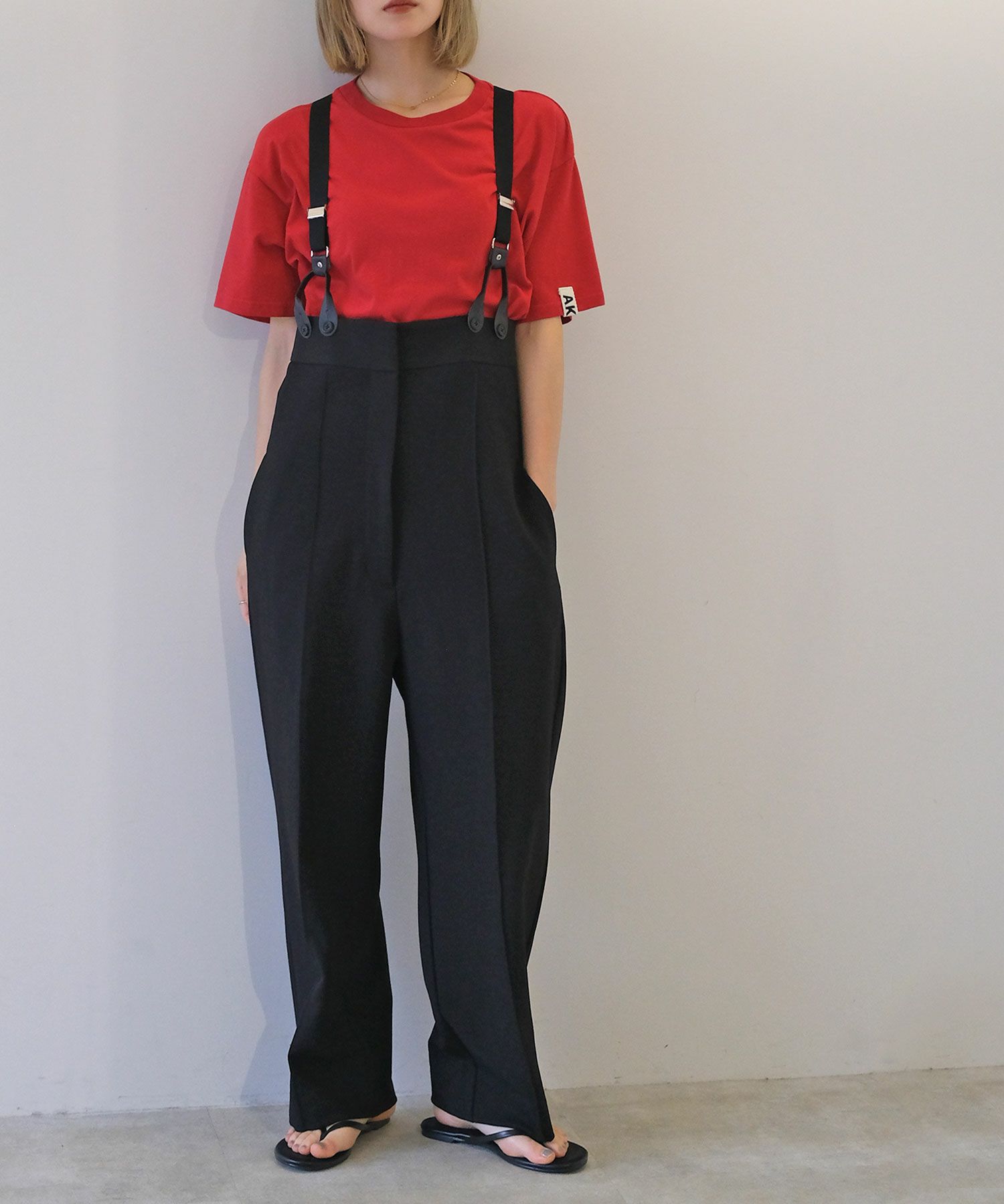 ストラップワイドパンツ | AKTE