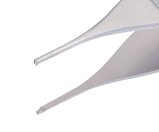 7-7000-01 マイクロアドソンピンセット 有鈎 120mm AB 112/12 【AXEL