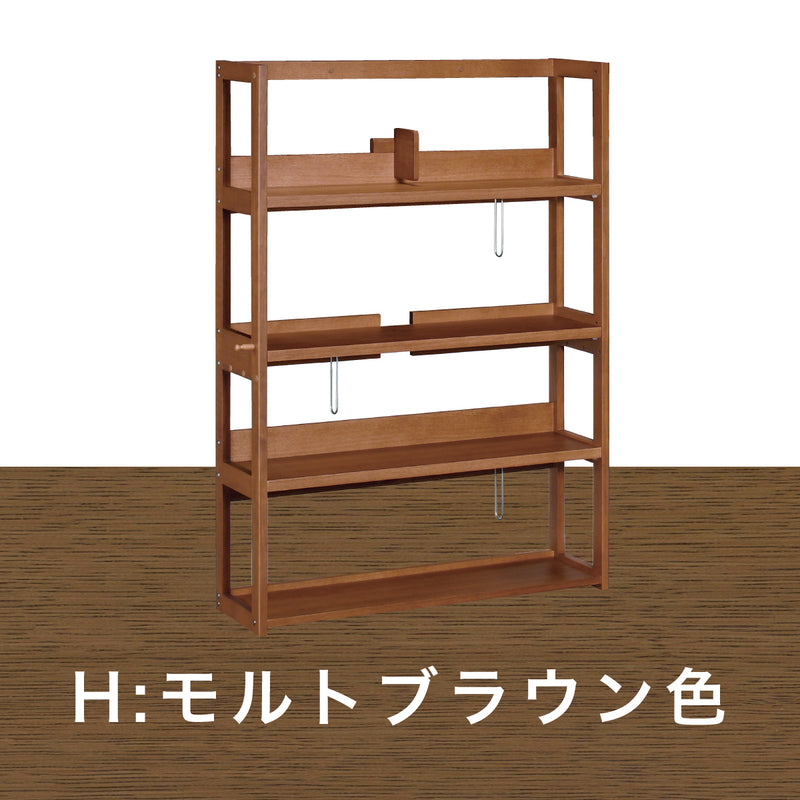カリモク 書棚 QT3085 幅104.8cm オーク4色 ボナシェルタ シェルフ
