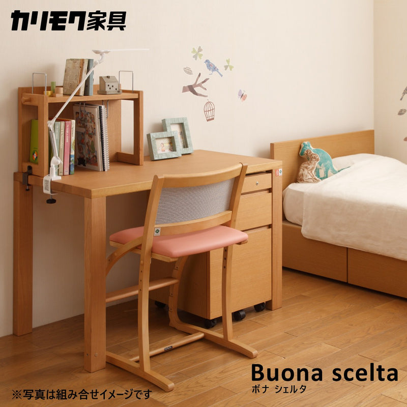 chibikoro】カリモク学習机5点セット：デスクチェア chibikoro
