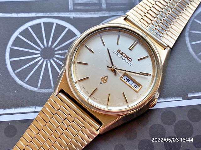 セイコー グランドクォーツ キャップゴールド 4848-8040 - AITA 昭和レトロ