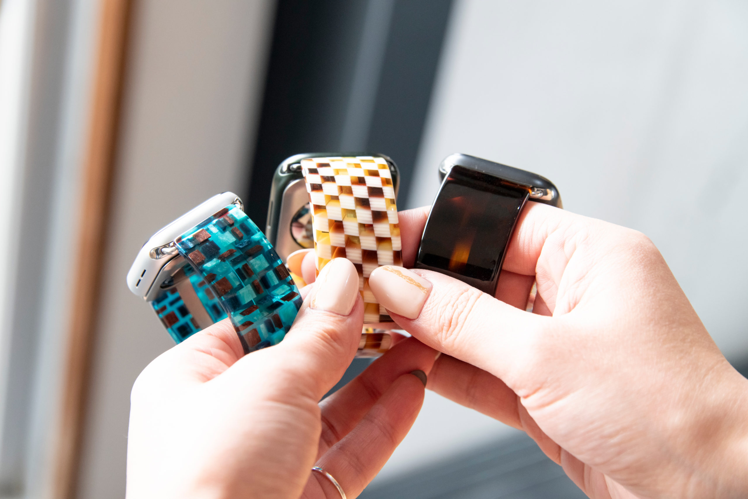 グレーマーブル ｜ Air Bangle（エアバングル）｜革新的な Apple Watch