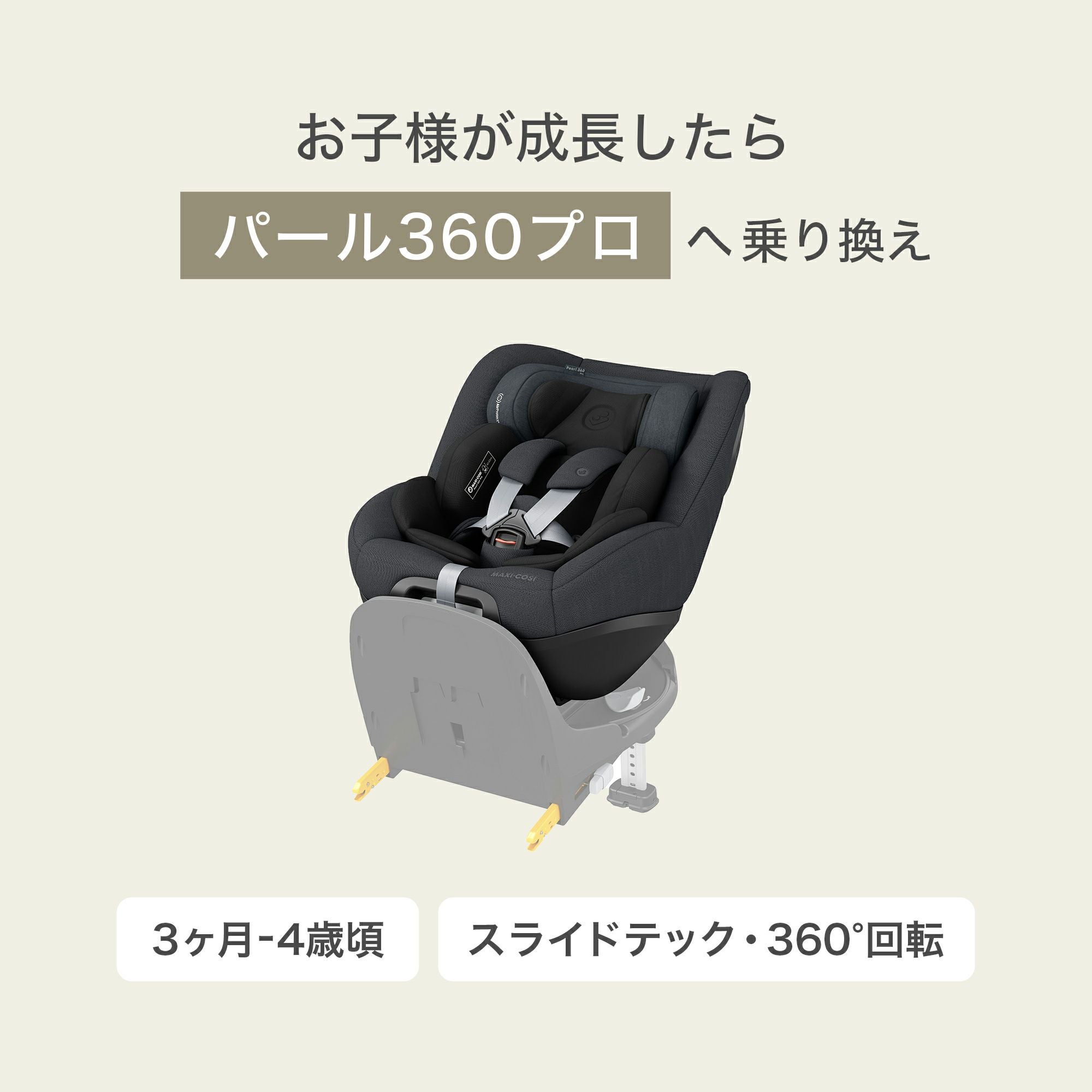 マキシコシ ペブル360 PRO2 ＋ ファミリーフィックス360プロ 2点セット