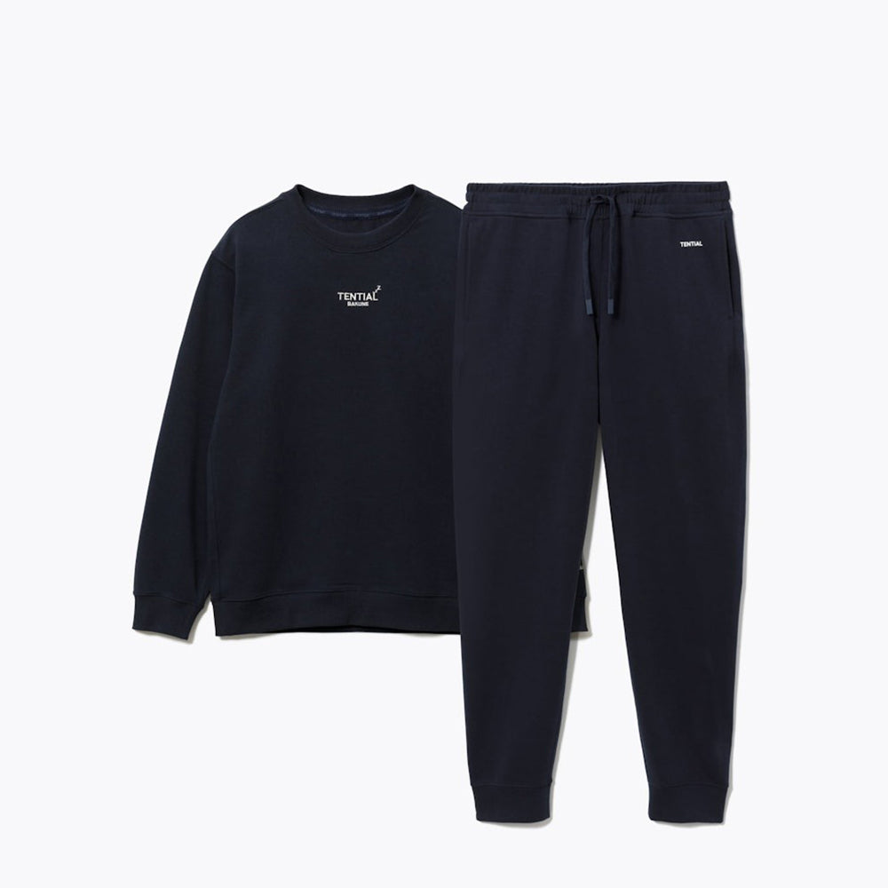 リカバリーウェア BAKUNE スウェット 上下 ネイビー (Women's_L