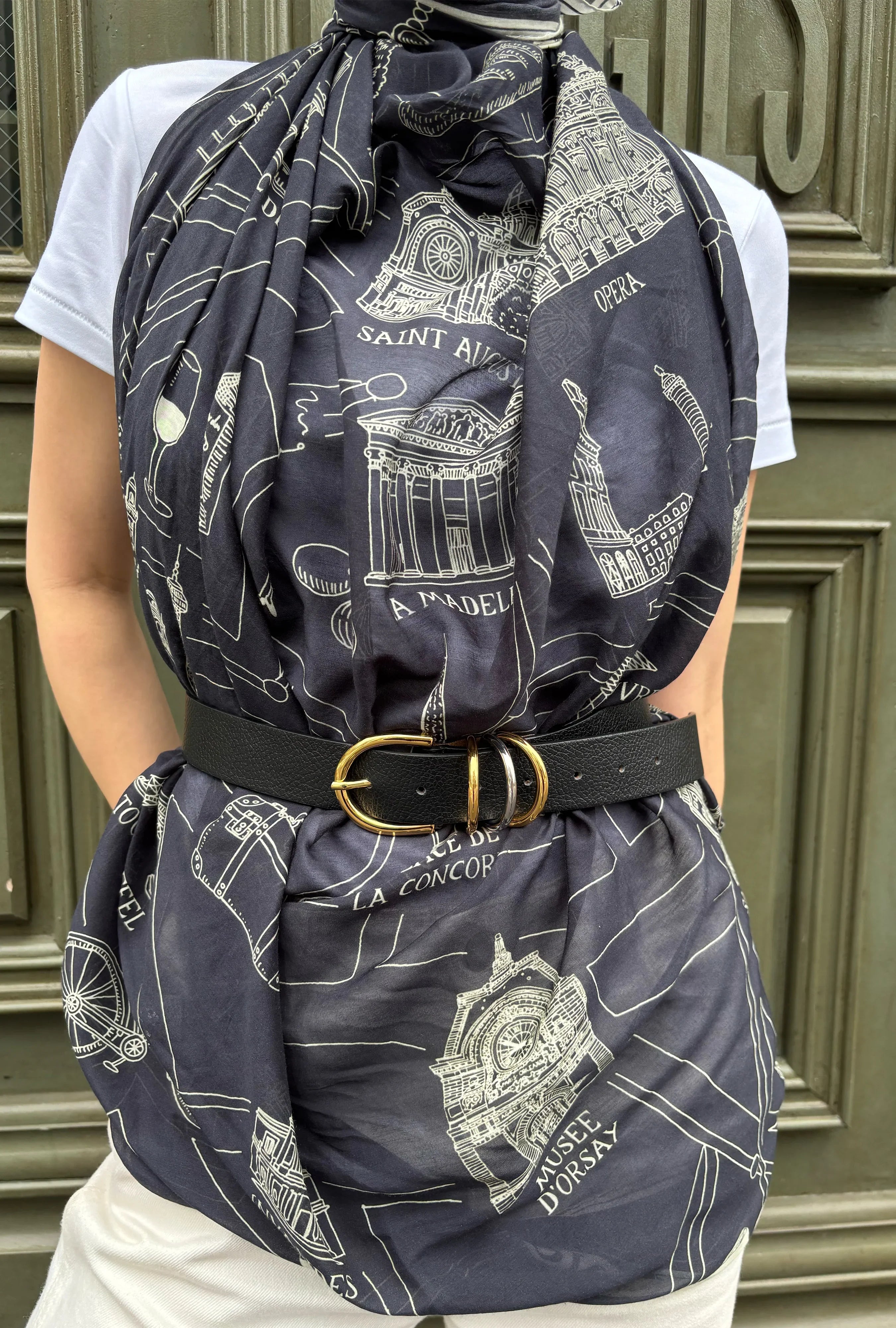Foulard Ex-libris Paris x aLORS -une collaboration d'exception