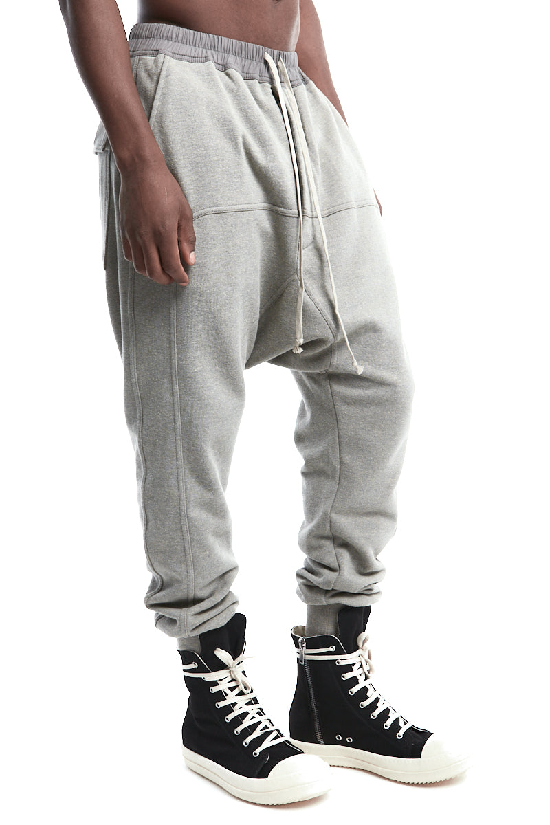 Rick Owens DRKSHDW | Shop Online | Melange Grey Prisoner Pants