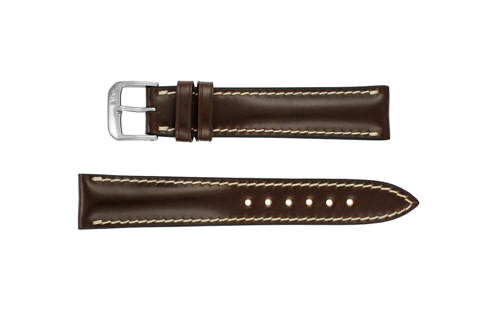 RIOS1931 Chicago Shell Cordovan Leather Watch Strap Cognac Tan