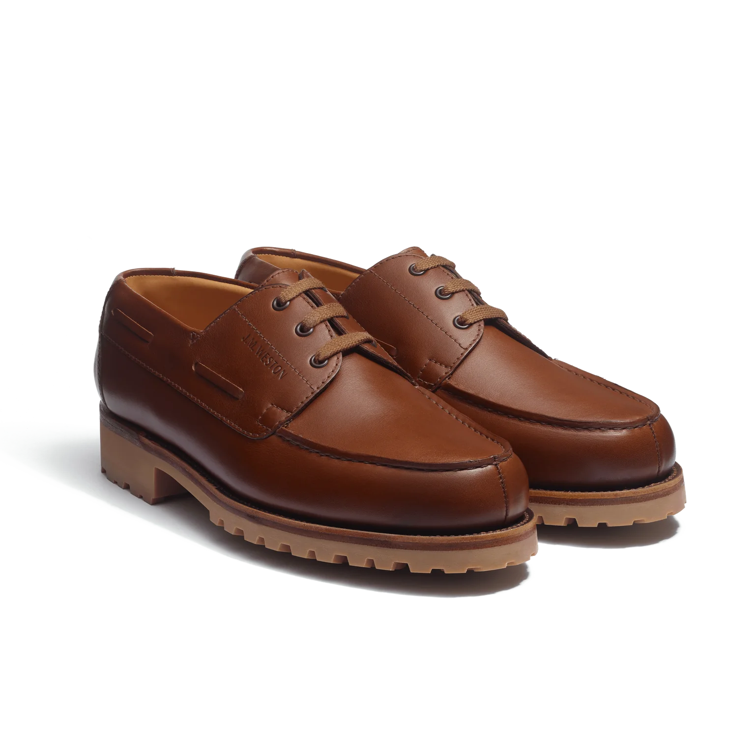 J.M. Weston 690 Deck Derby - Chestnut - All Blues Co