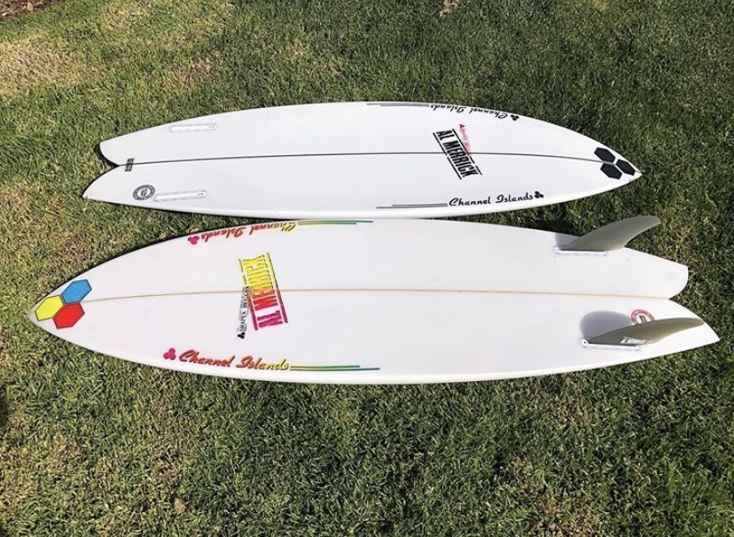 CI FISH と FISHBEARD と AMK キールフィン | サーフィンスクール 千葉