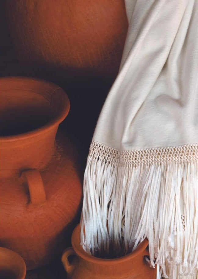 The Silk Macrame Stole - Alpaca International