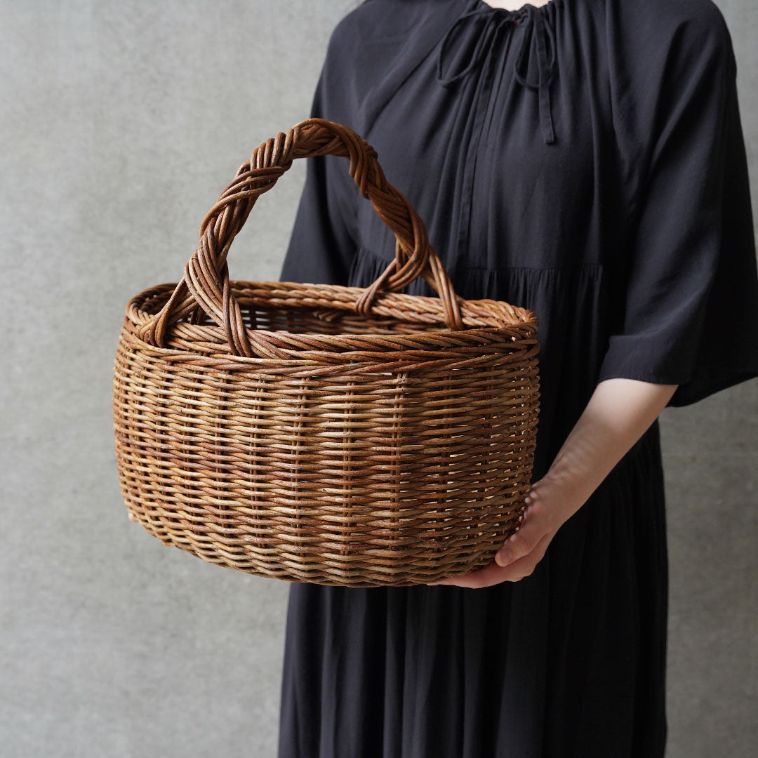 宮本工芸 あけび蔓 りんご篭 - アメノイエ