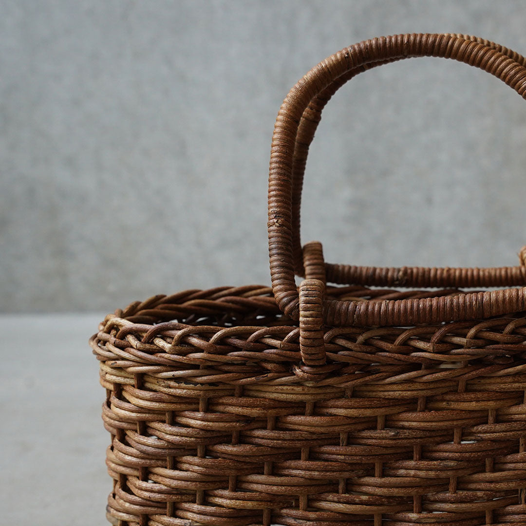 宮本工芸 あけび蔓 薄型ホラ編弓手 - アメノイエ