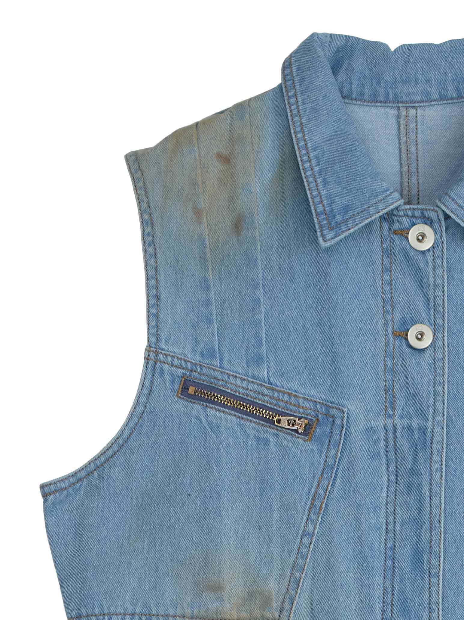 MEDI GRUNGE DENIM WIDE ROMPERS