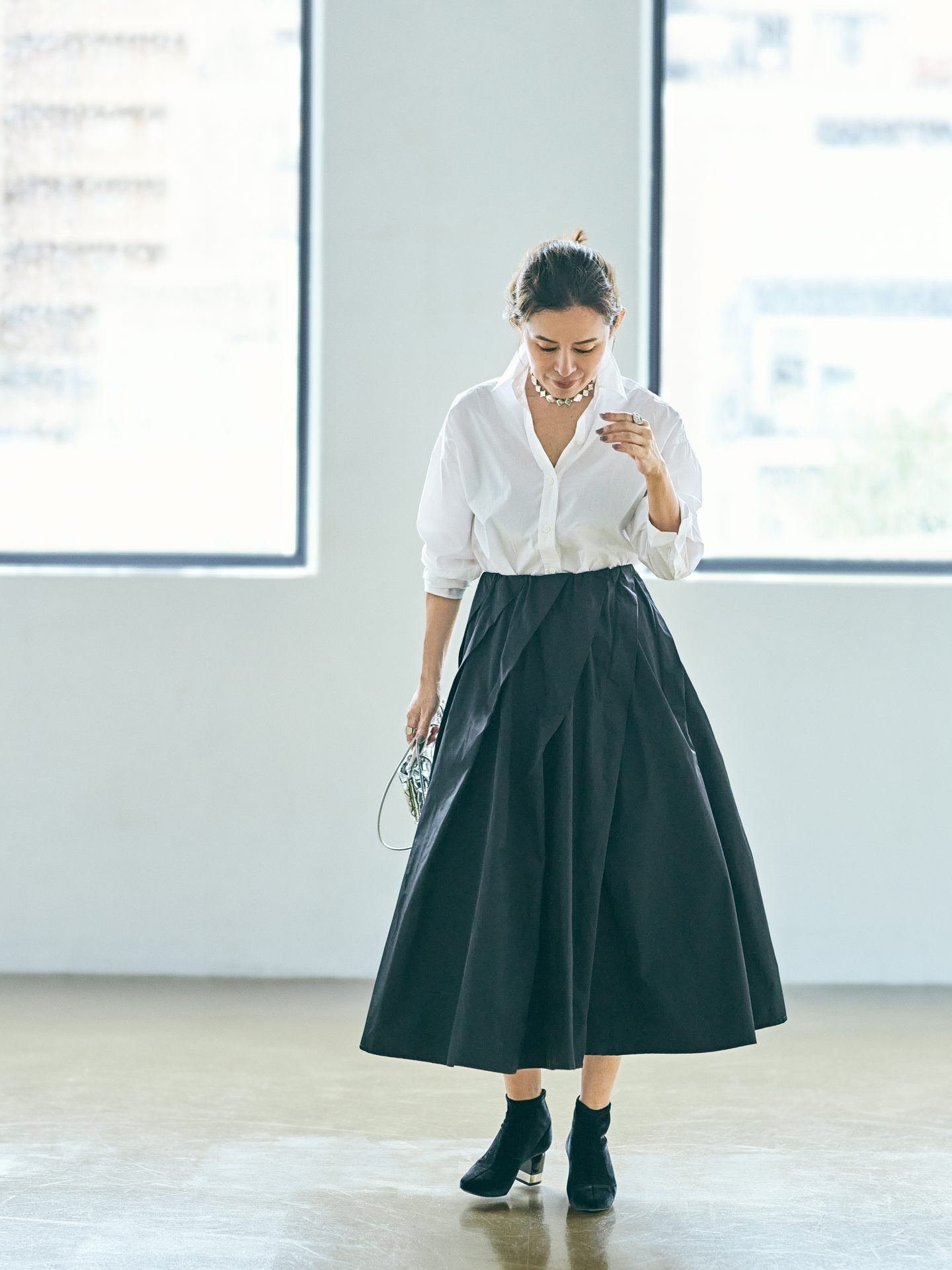 大草直子amarc NO.b マスター&コー 別注スタッズ付きベルト