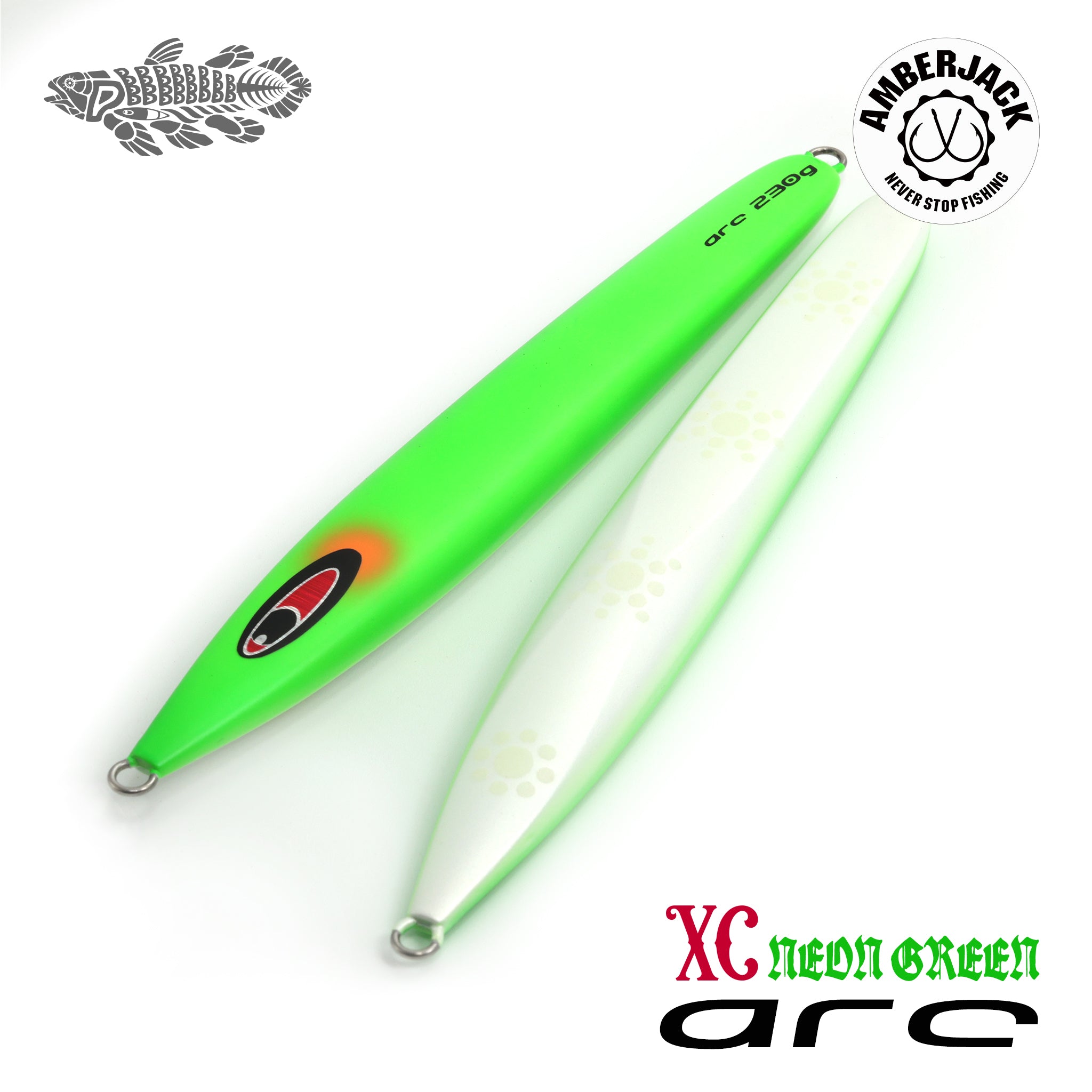 アーク XCマットネオングリーン / 裏パールノクチルカグロー シー