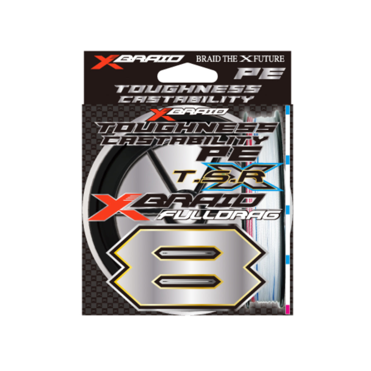 フルドラグTSR X8 PEライン 300m エックスブレイド XBRAID FULLDRAG