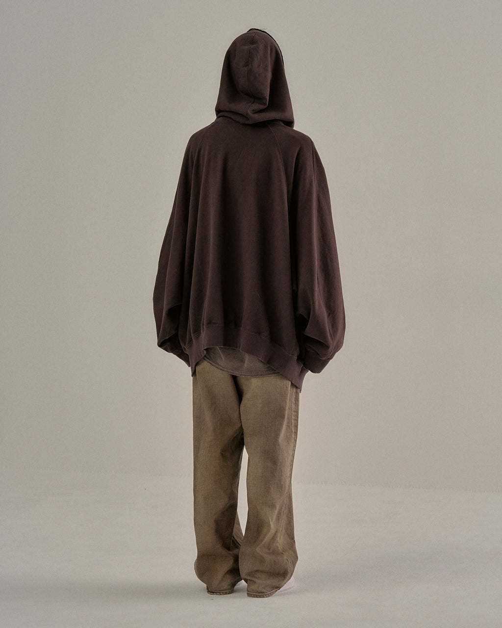SWEAT HOODIE COAT(BROWN) – ANCELLM