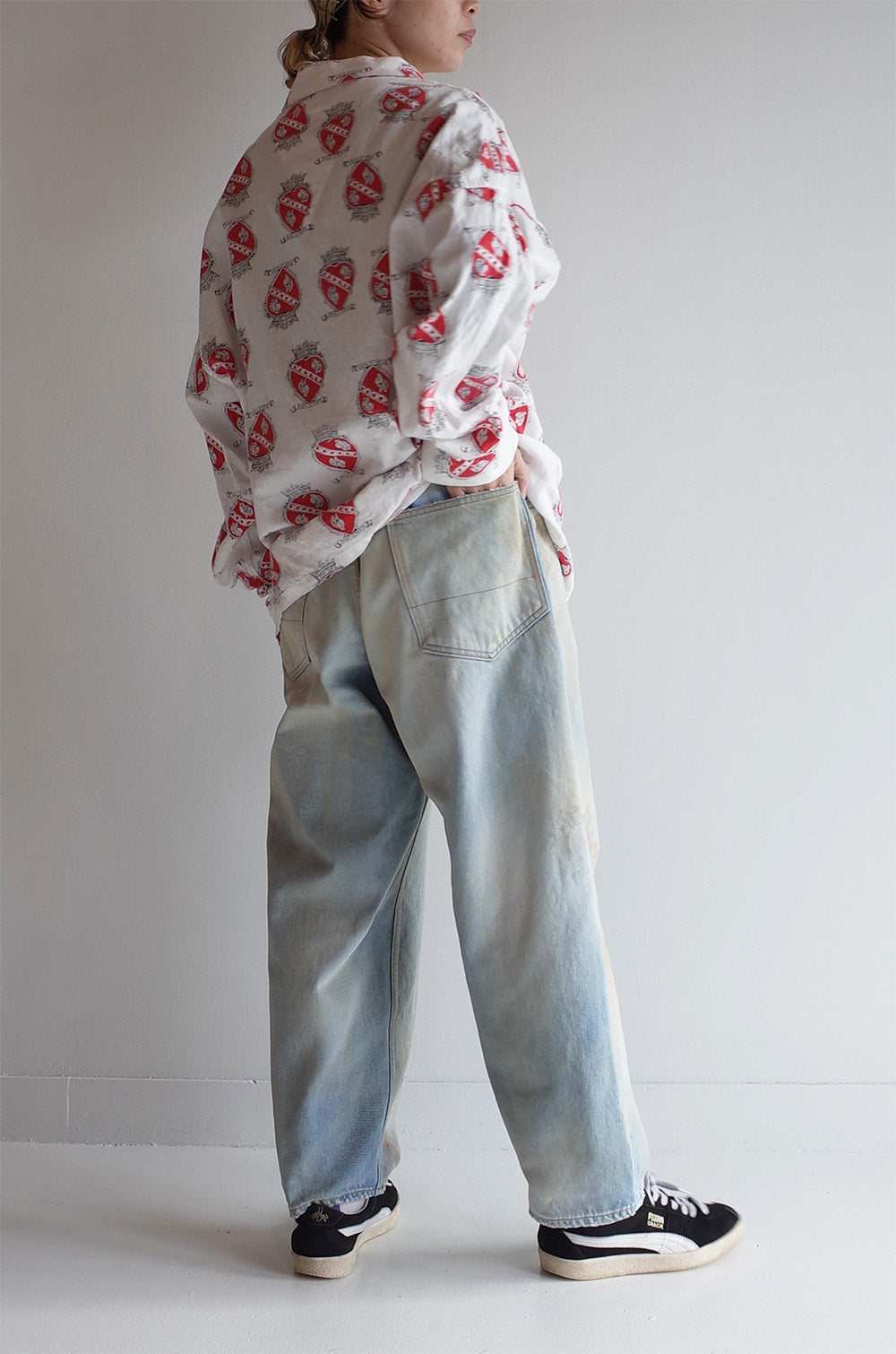 AGING SELVEDGE TAPERED 5P DENIM PANTS – ANCELLM