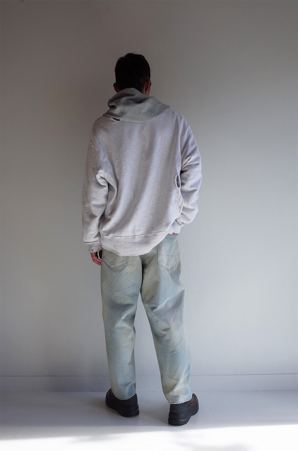 AGING SELVEDGE TAPERED 5P DENIM PANTS – ANCELLM