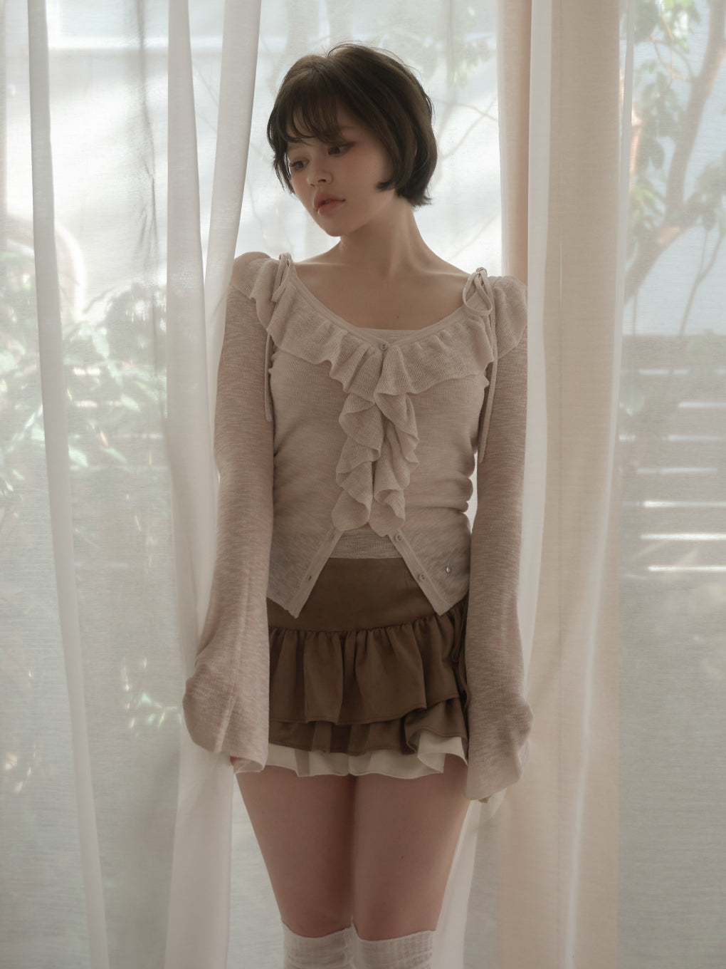 ANDMARY】Mel gather skirt