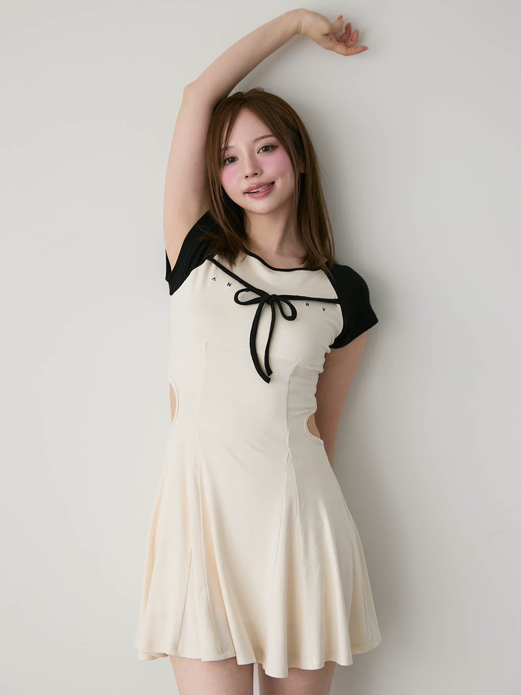 andmary Becky check mini dress アンドマリー