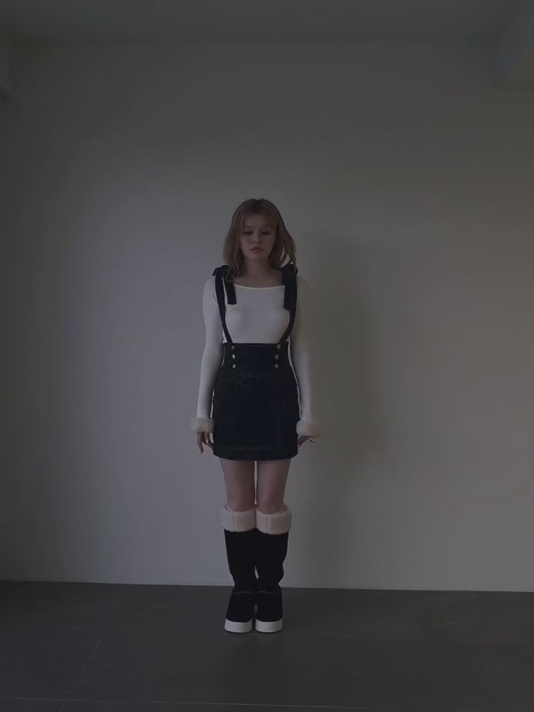 ANDMARY】Avery ribbon skirt