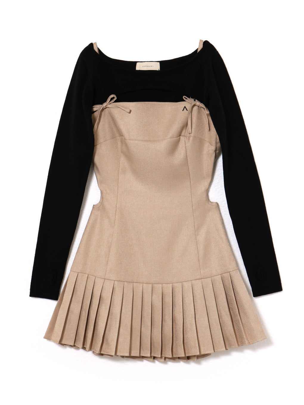 ANDMARY アンドマリー Karen check mini dress