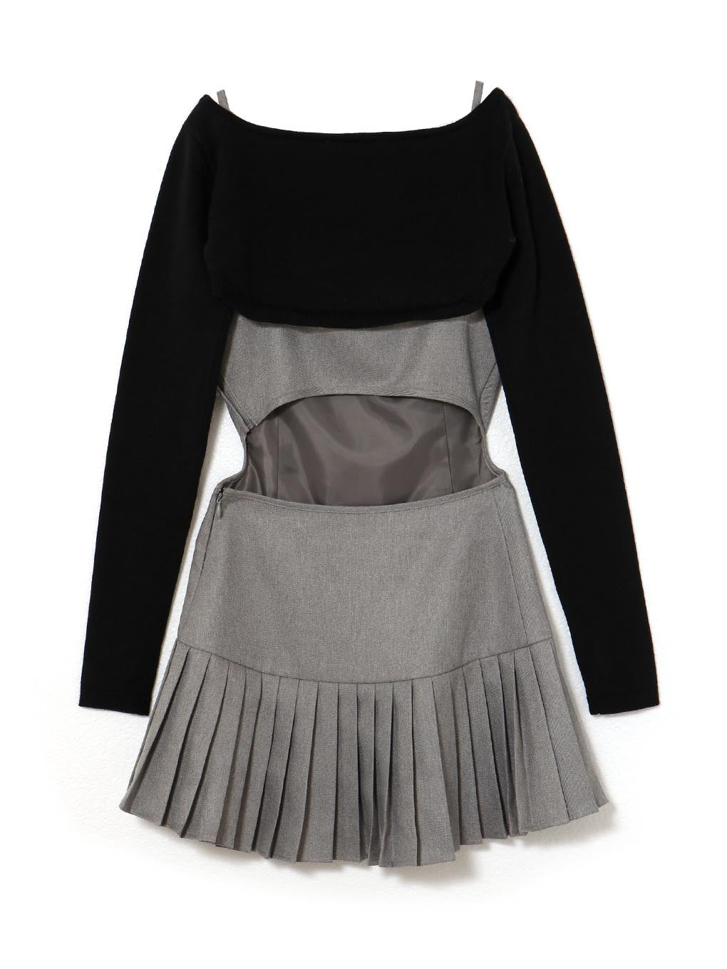 s*u様 Karen knit set mini dress Gray S AN andmary karen knit set