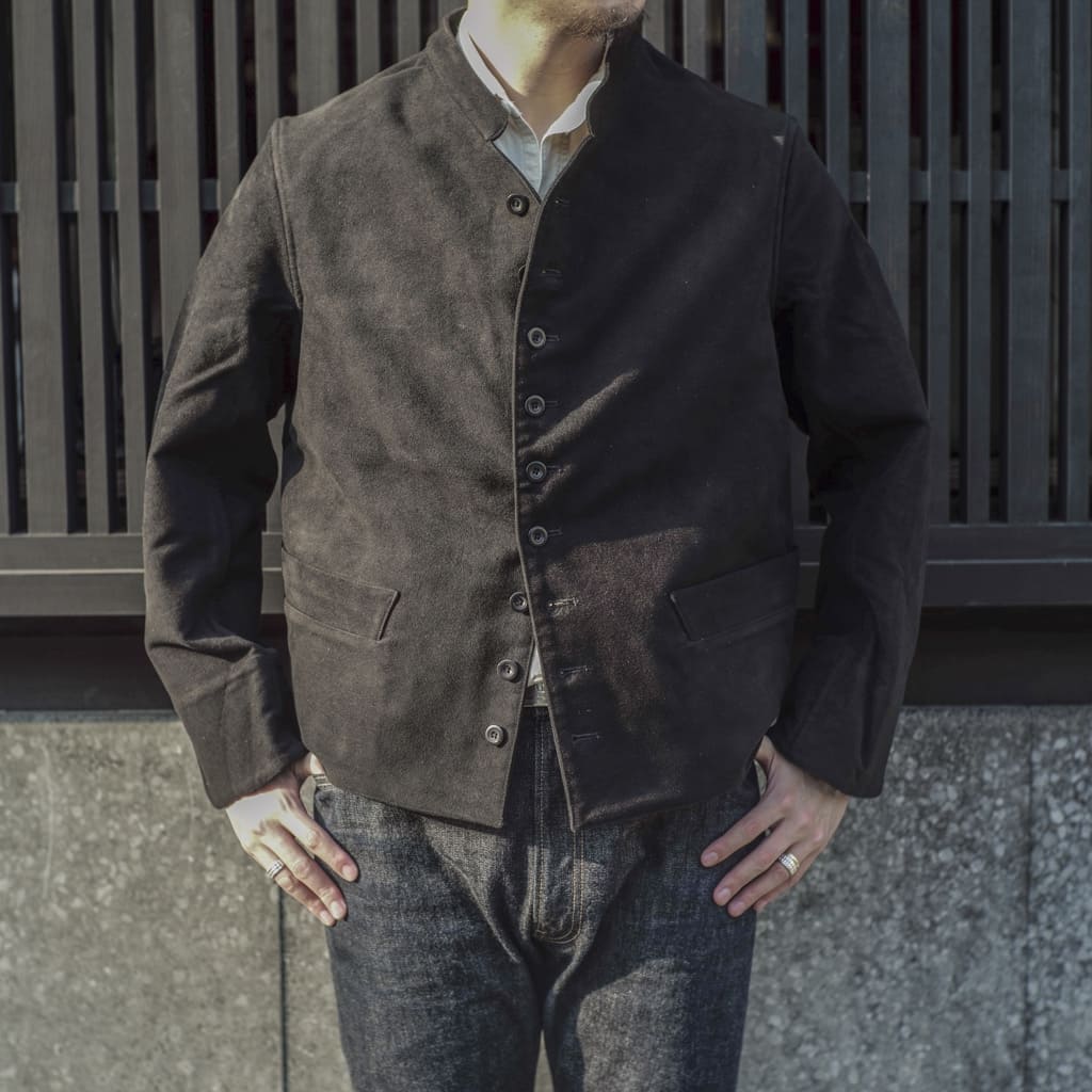 DOLMAN - ENGLISH MOLESKIN - BLACK – ANATOMICA KYOTO アナトミカ京都