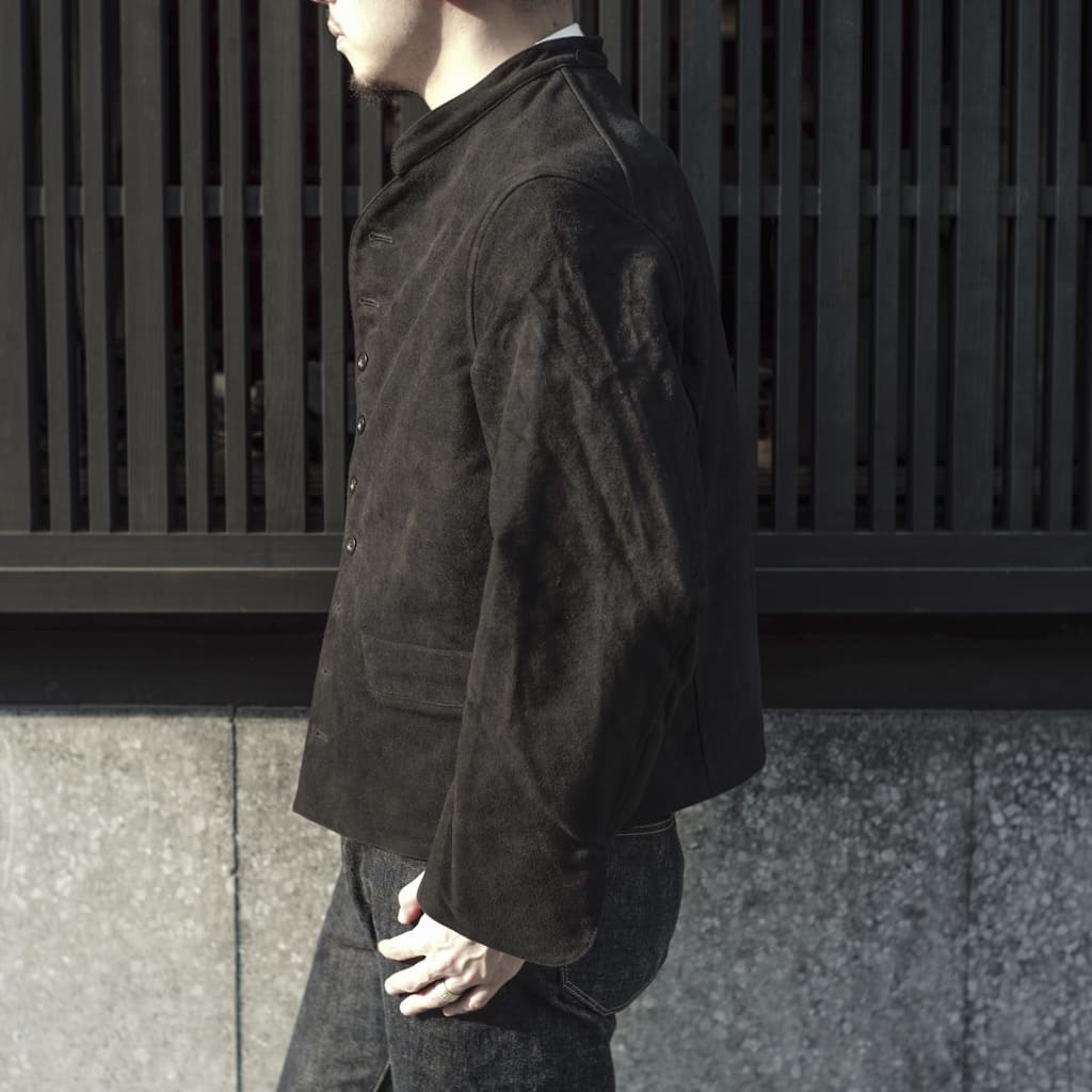 DOLMAN - ENGLISH MOLESKIN - BLACK – ANATOMICA KYOTO アナトミカ京都