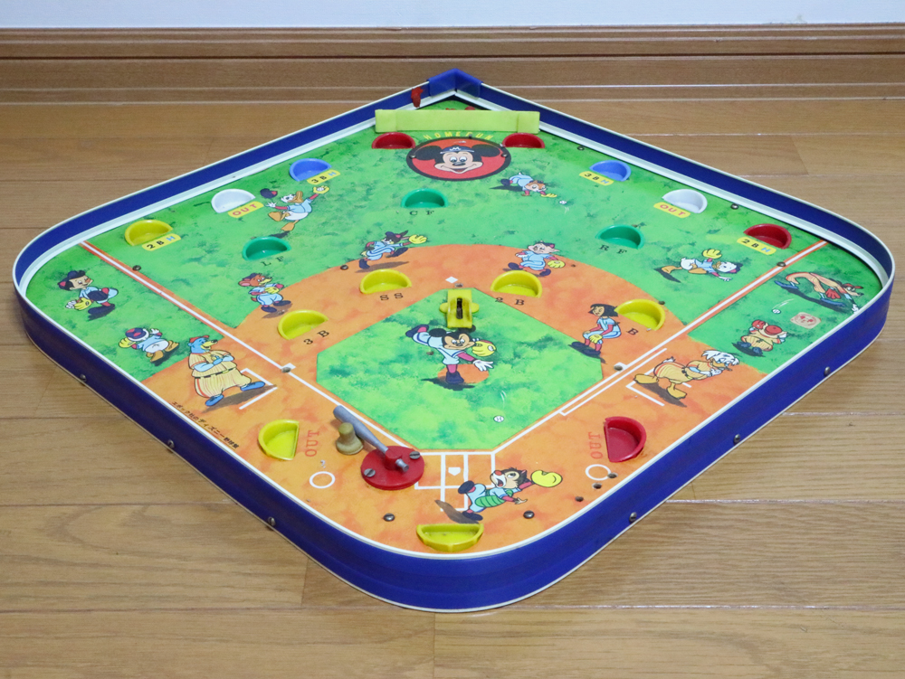 ティズニー野球盤C型】昭和44年(1969)／エポック社