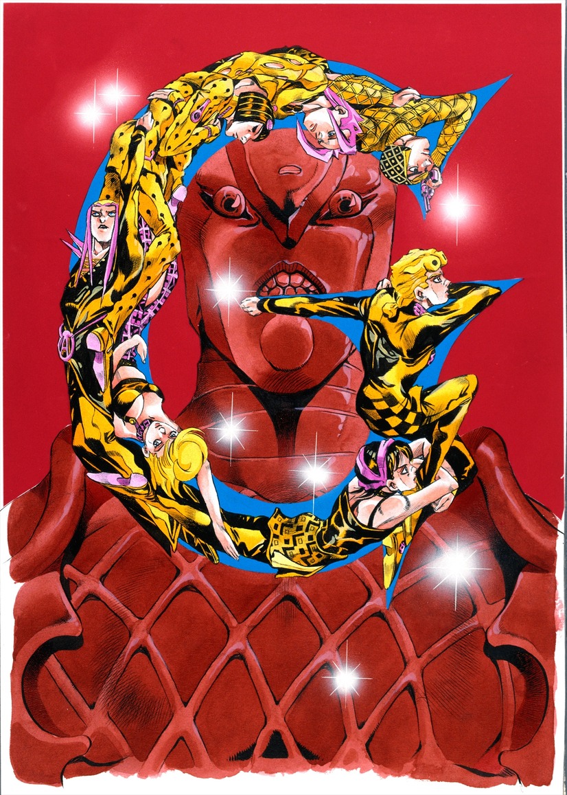 ジョジョの奇妙な冒険25周年記念 荒木飛呂彦原画展高級複製原画 JOJO