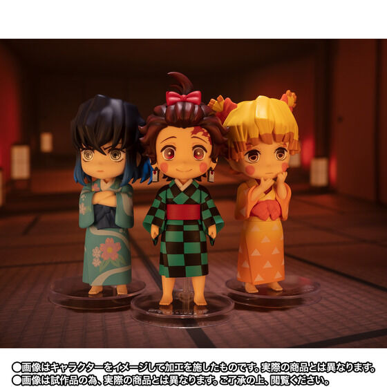 鬼滅の刃 遊郭編」炭子・善子・猪子の3人がフィギュアとなって登場