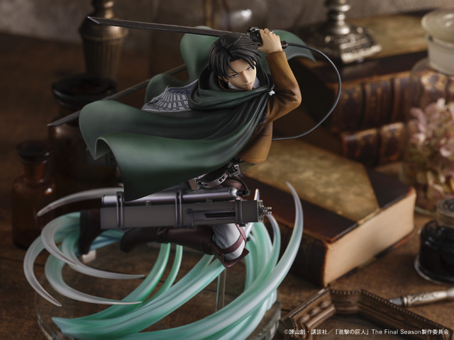 進撃の巨人」リヴァイ、最新1/6スケールフィギュア登場！ “人類最強の