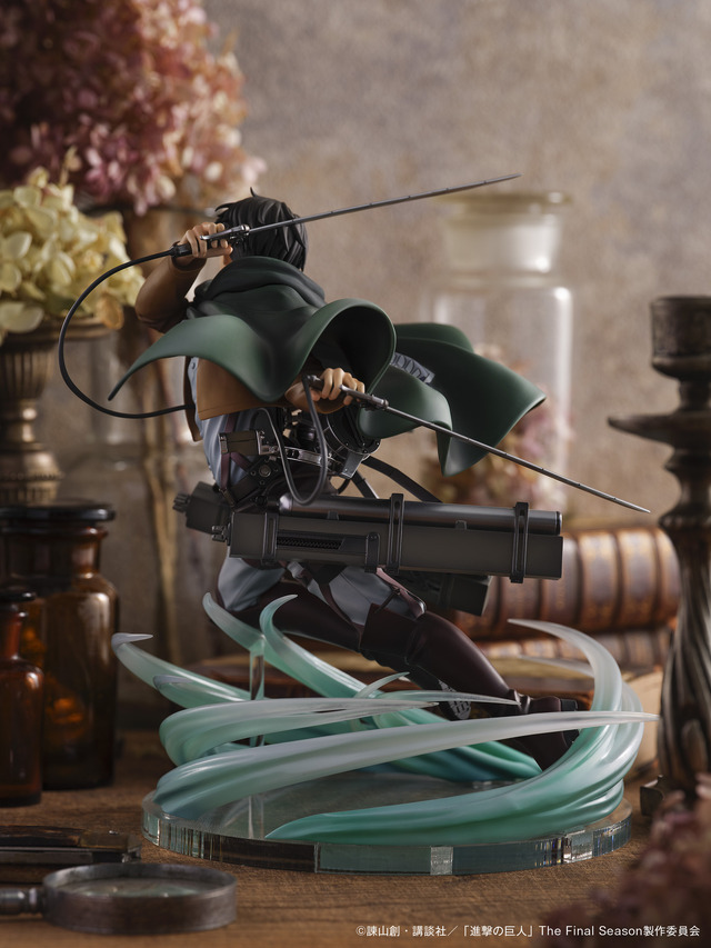 進撃の巨人」リヴァイ、最新1/6スケールフィギュア登場！ “人類最強の