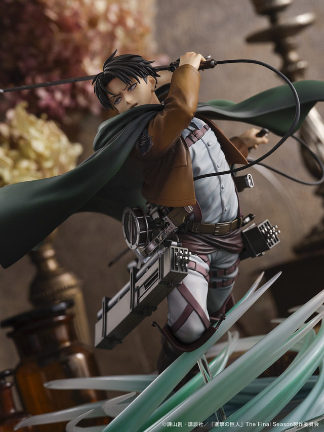 進撃の巨人」リヴァイ、最新1/6スケールフィギュア登場！ “人類最強の
