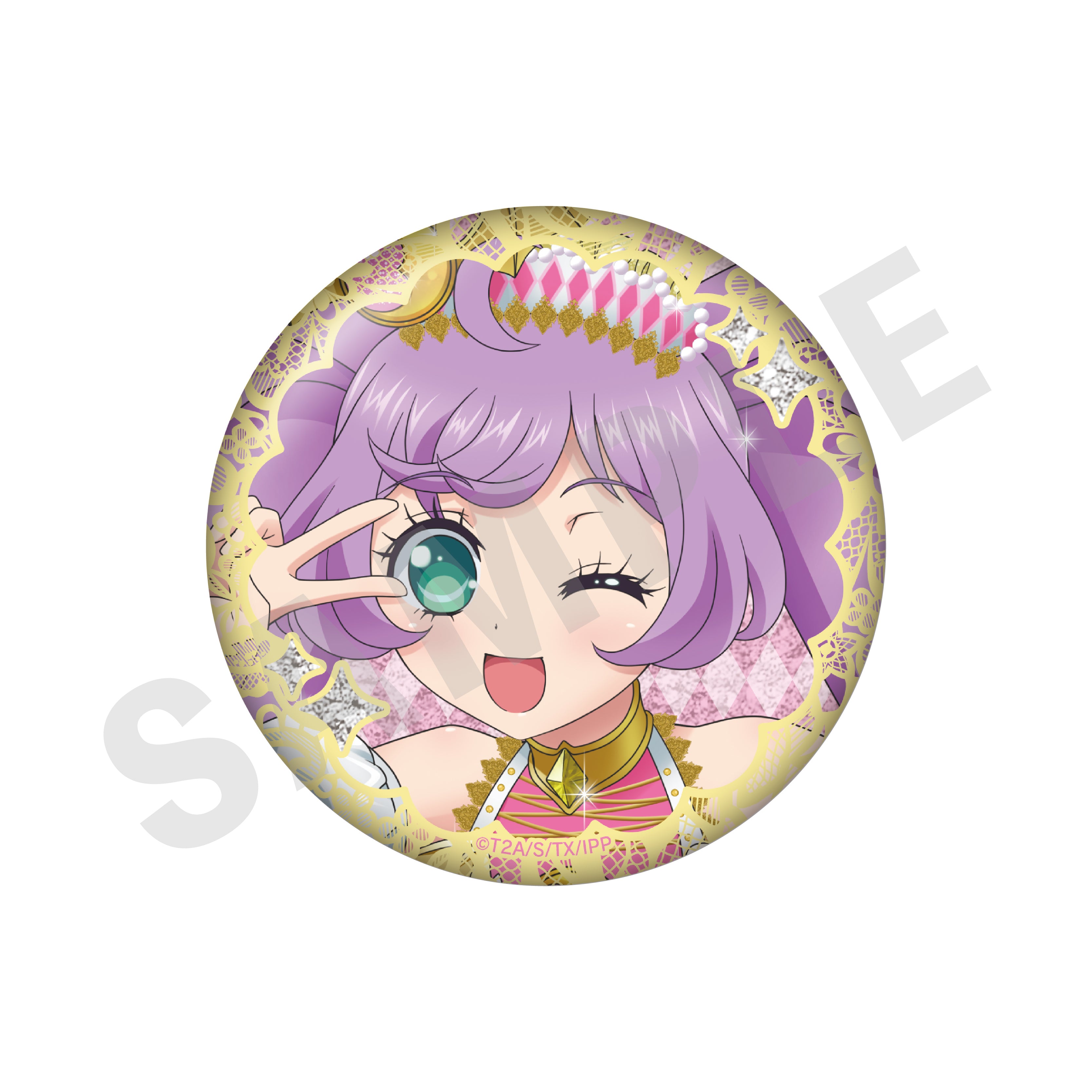全種セット】「プリパラ」トレーディンググリッター缶バッジ（全10種