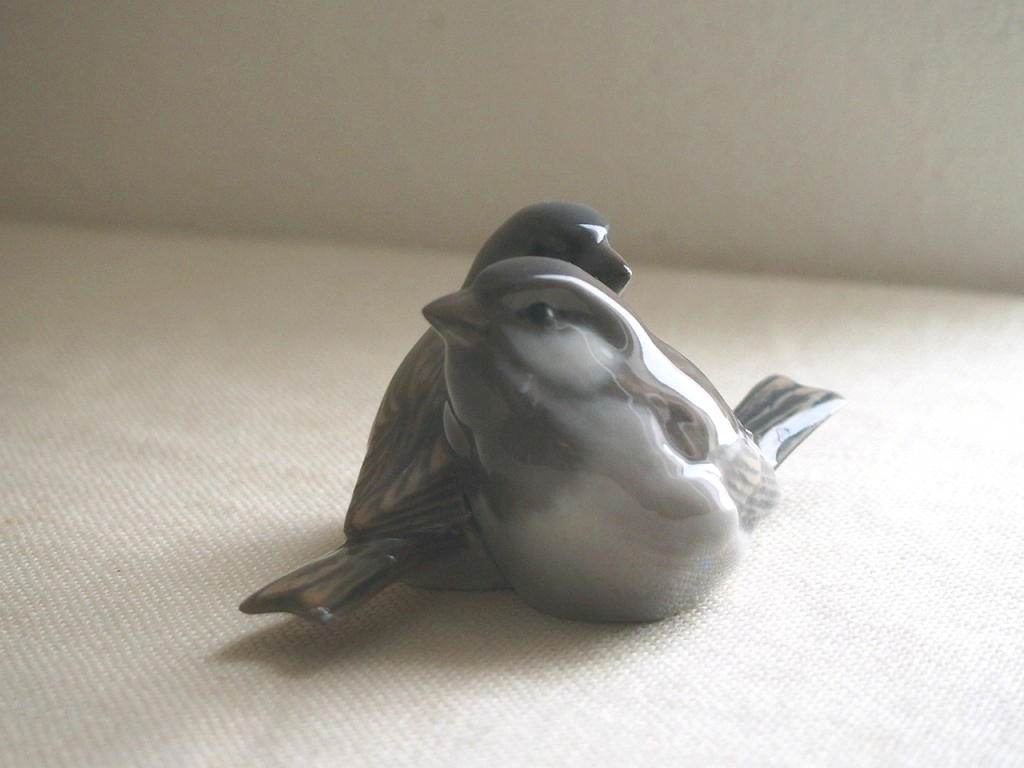 北欧ヴィンテージ Royal Copenhagen ロイヤルコペンハーゲン 陶器の鳥