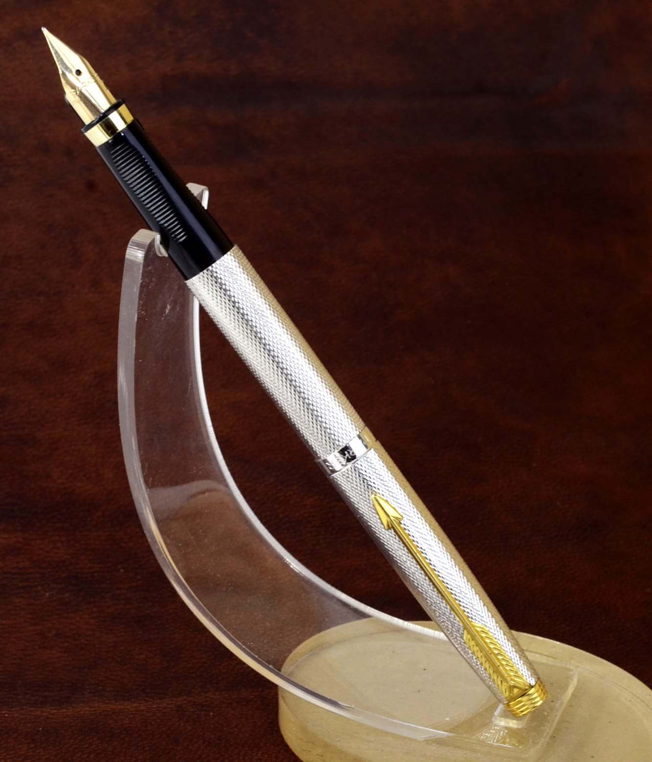レア！PARKER 75 万年筆 18KGF ペン先 14K XF USA レア！PARKER 75