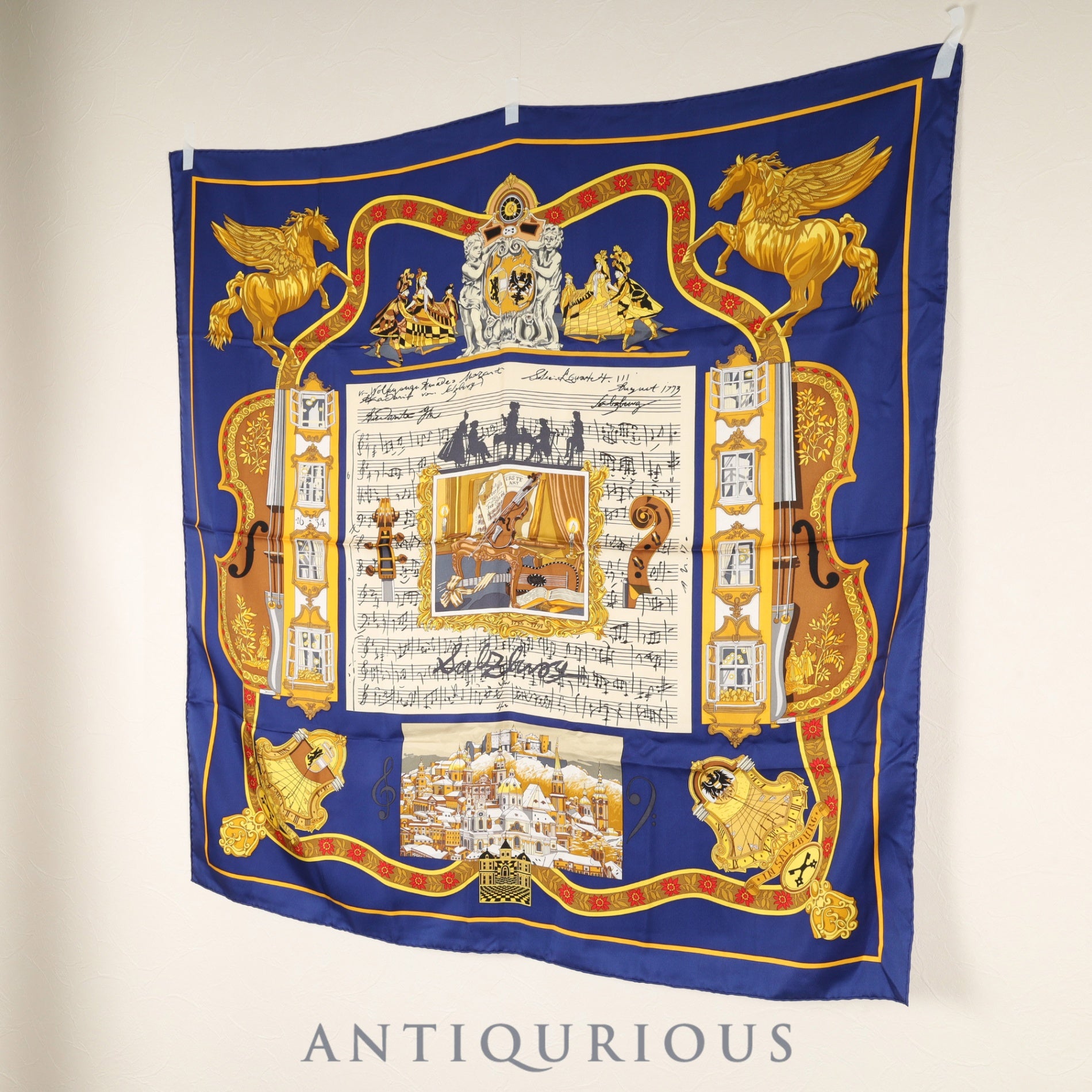 エルメス スカーフ カレ90 ザルツブルグにて SILK100% | 東京銀座の