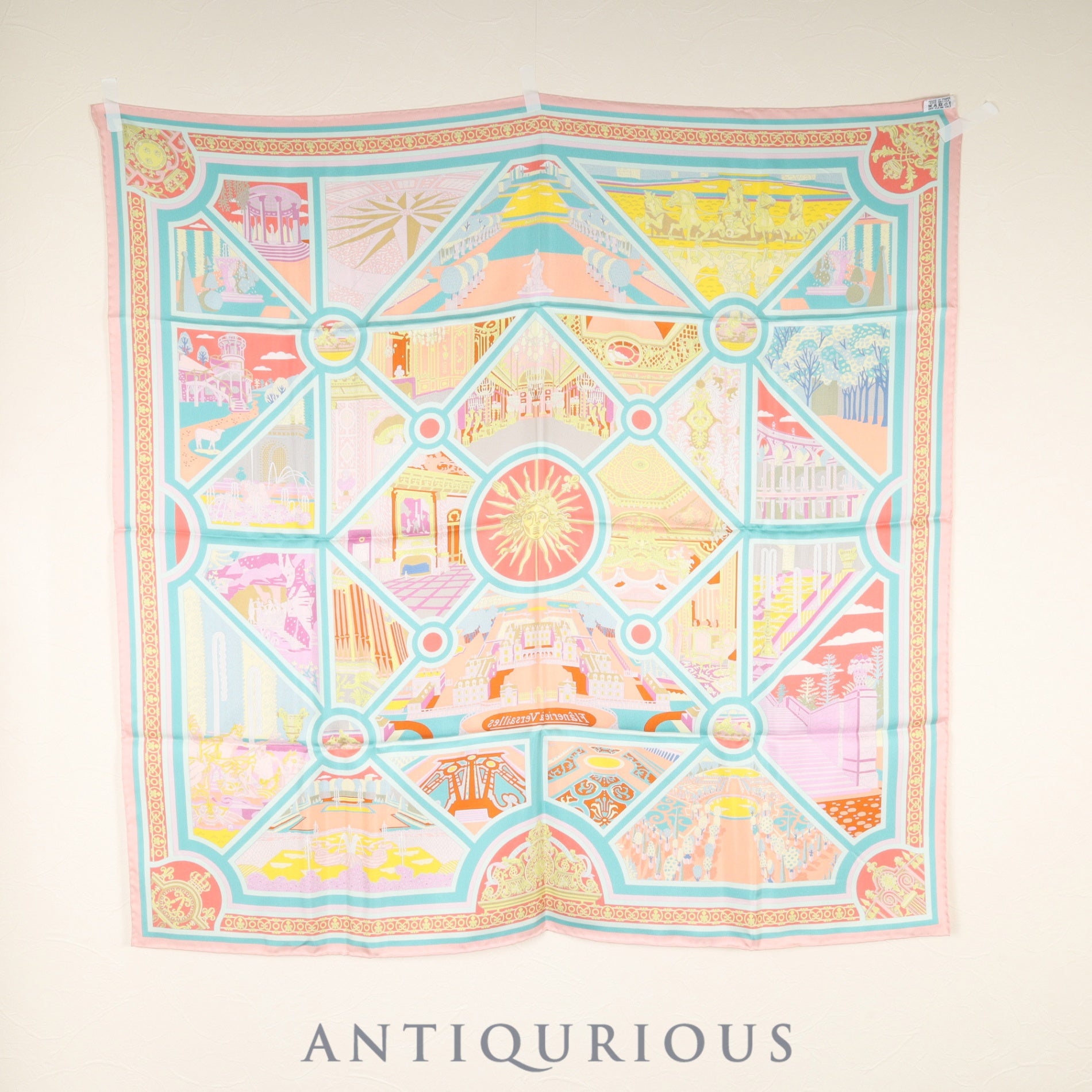 エルメス スカーフ カレ90 ヴェルサイユの散歩 SILK100% 箱 | 東京銀座